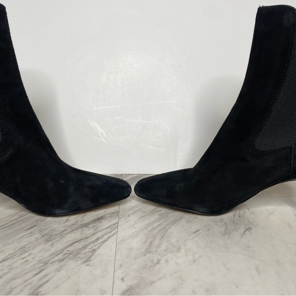 Sam Edelman Lani Black Suede Chelsea Bootie 5 1/2 - Picture 6 of 15
